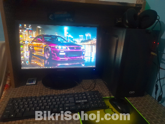 Full pc setup core i5 3.20ghz, ram 16gb, ssd,128gb